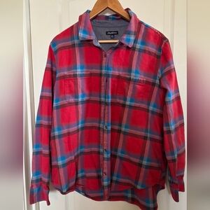 Flag & Anthem Red and Blue Plaid Shirt